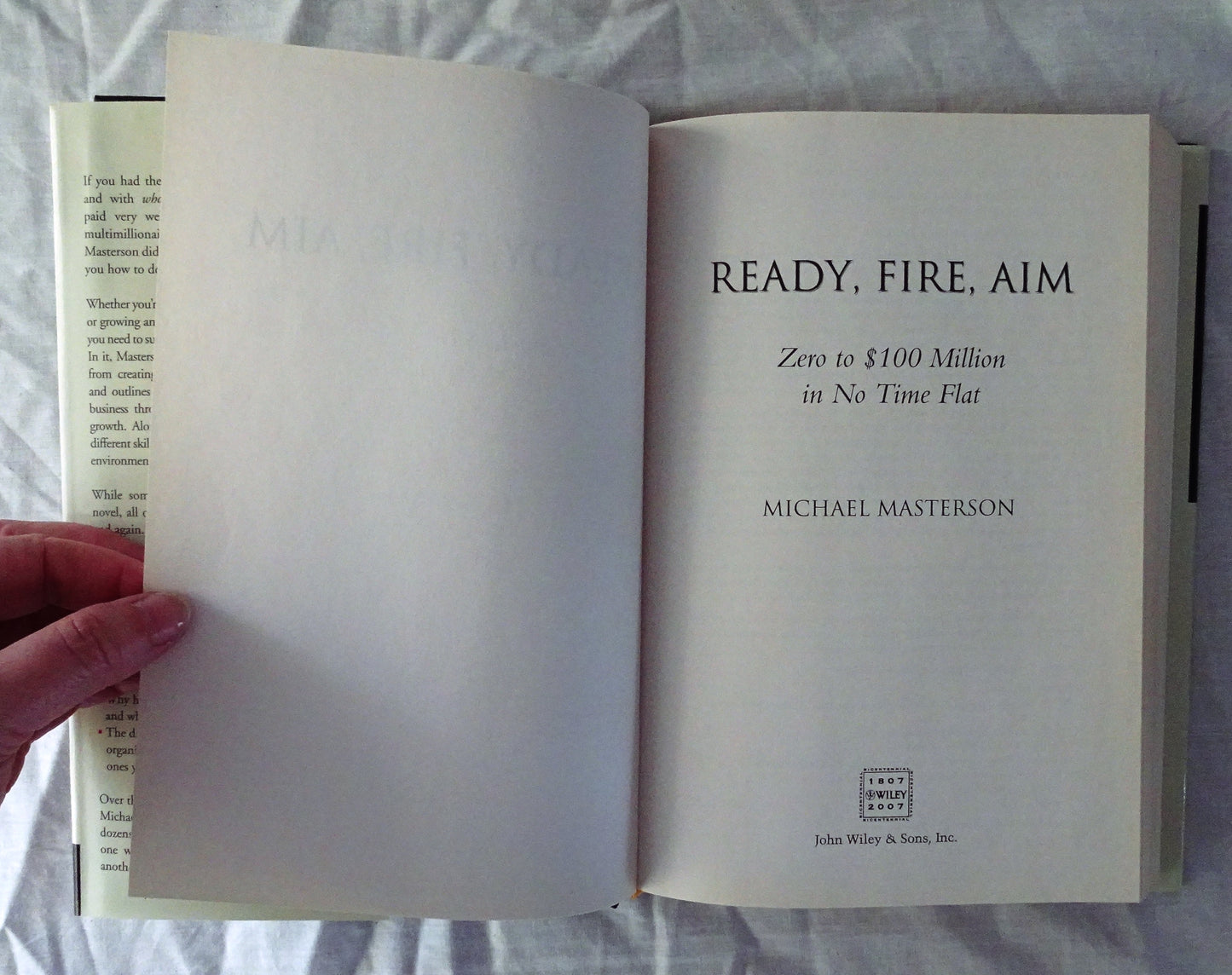 Ready, Fire, Aim by Michael Masterson