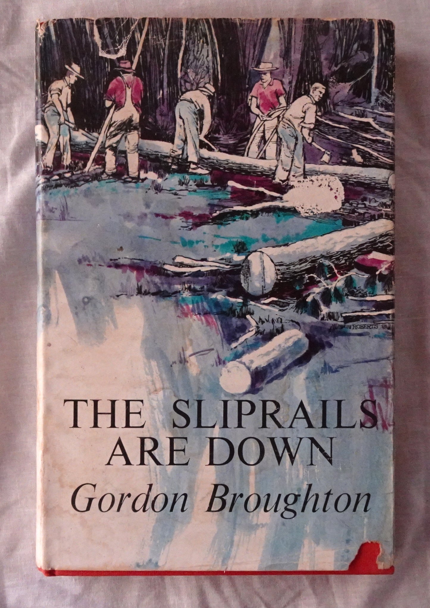 The Sliprails Are Down  by Gordon Broughton  Illustrated by Michael Brett