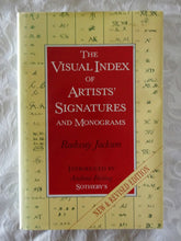 Load image into Gallery viewer, The Visual Index of Artists&#39; Signatures and Monograms by Radway Jackson