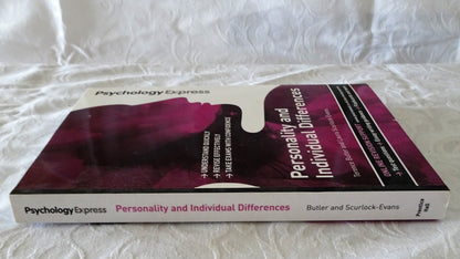 Personality and Individual Differences by Terence Butler and Laura Scurlock-Evans