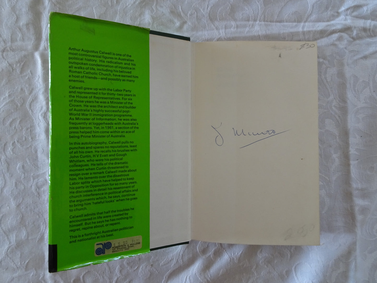 Be Just And Fear Not by A A Calwell