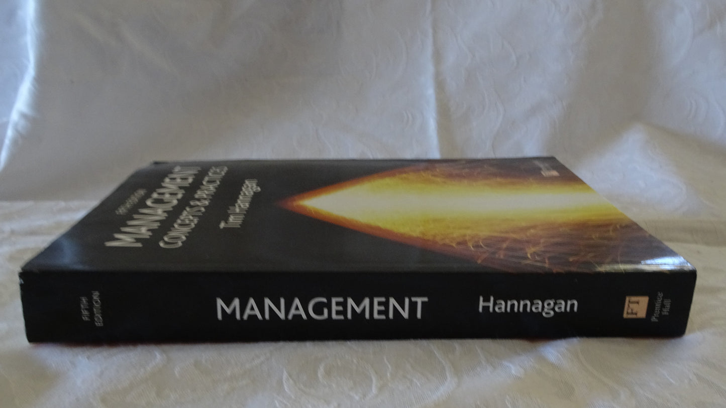 Management Concepts & Practices by Tim Hannagan