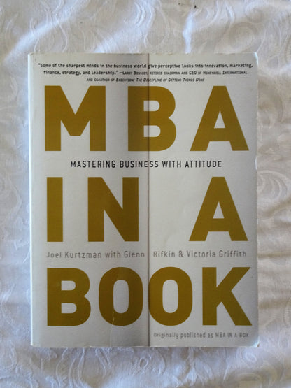MBA In A Book by Joel Kurtzman et al.