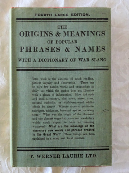 Origins and Meanings of Popular Phrases & Names by Basil Hargrave