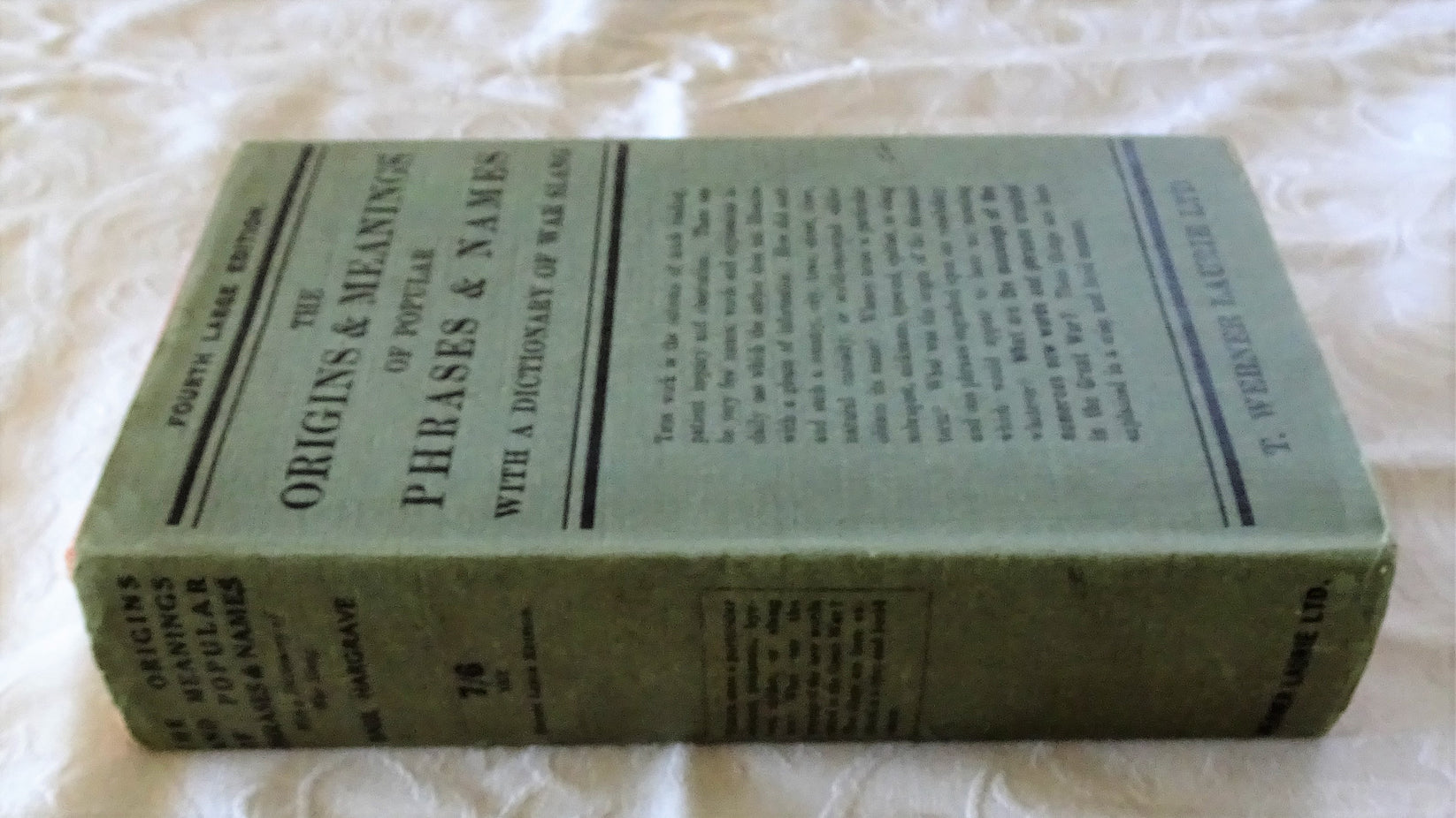 Origins and Meanings of Popular Phrases & Names by Basil Hargrave