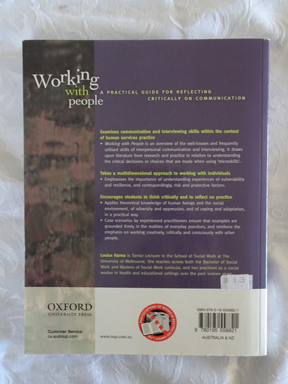 Working With People by Lousie Harms