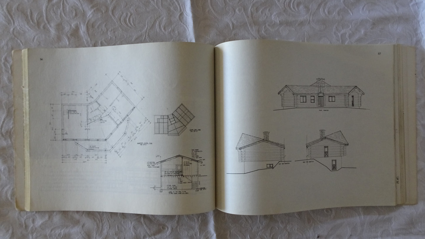 Log House Plans by B.  Allan Mackie